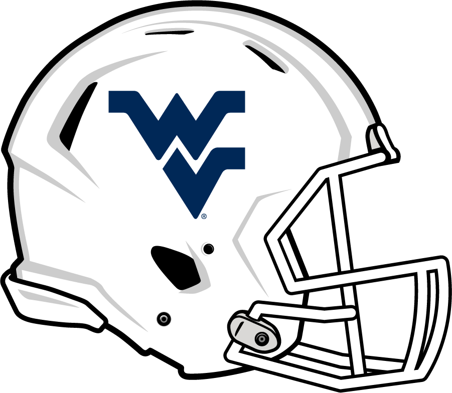 West Virginia Mountaineers 2014-Pres Helmet Logo v2 DIY iron on transfer (heat transfer)